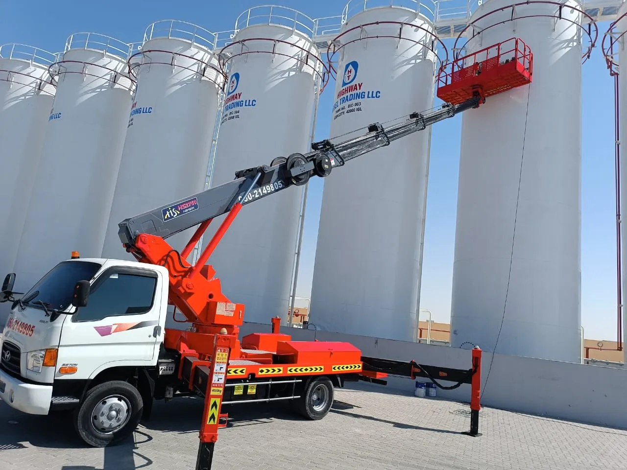 Lail O Nahar equipment on a UAE project