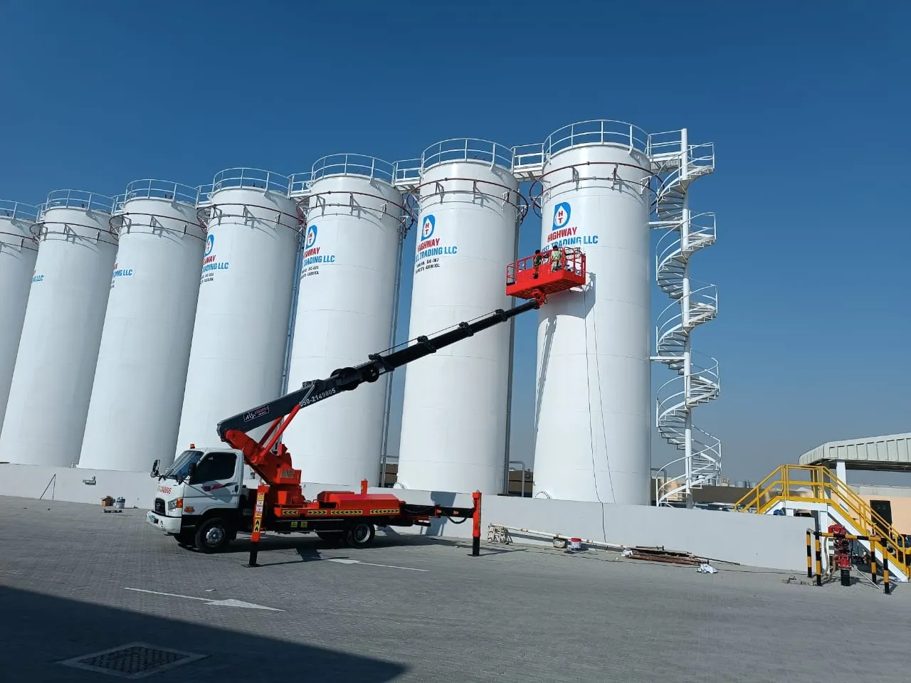 Lail O Nahar equipment on a UAE project