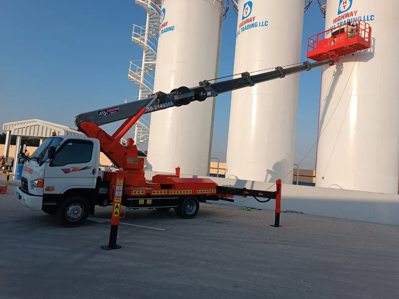 Lail O Nahar equipment on a UAE project