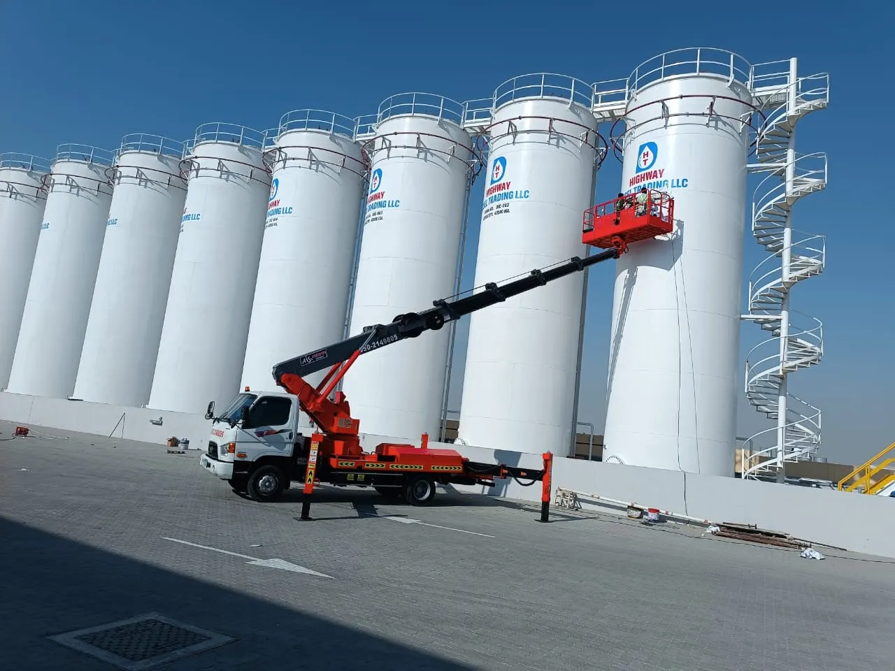 Lail O Nahar equipment on a UAE project