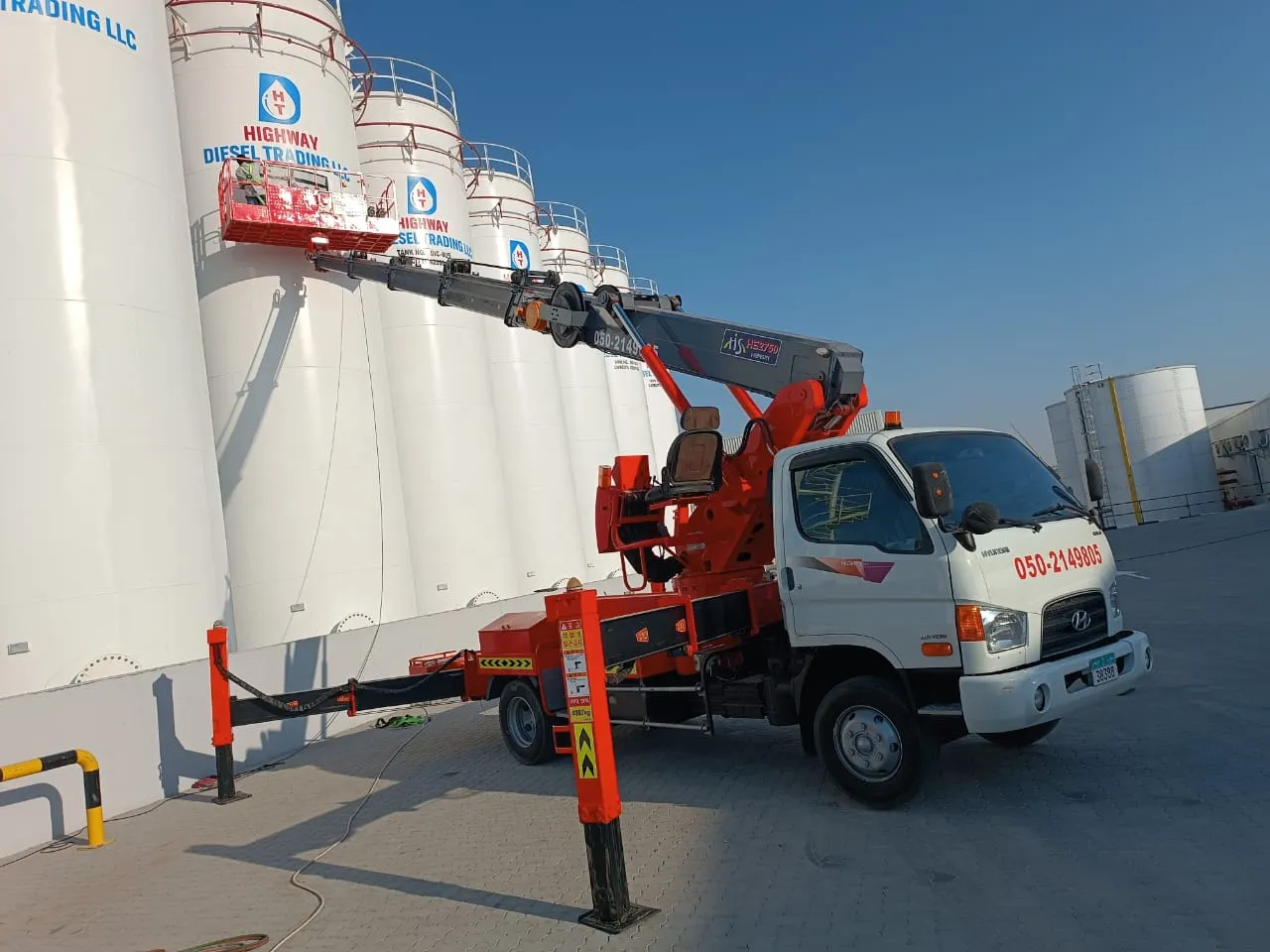 Lail O Nahar equipment on a UAE project