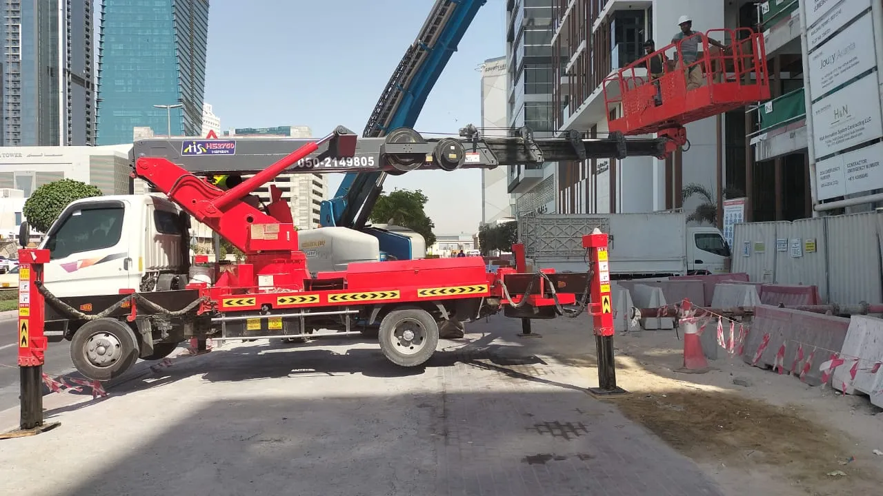 Lail O Nahar equipment on a UAE project