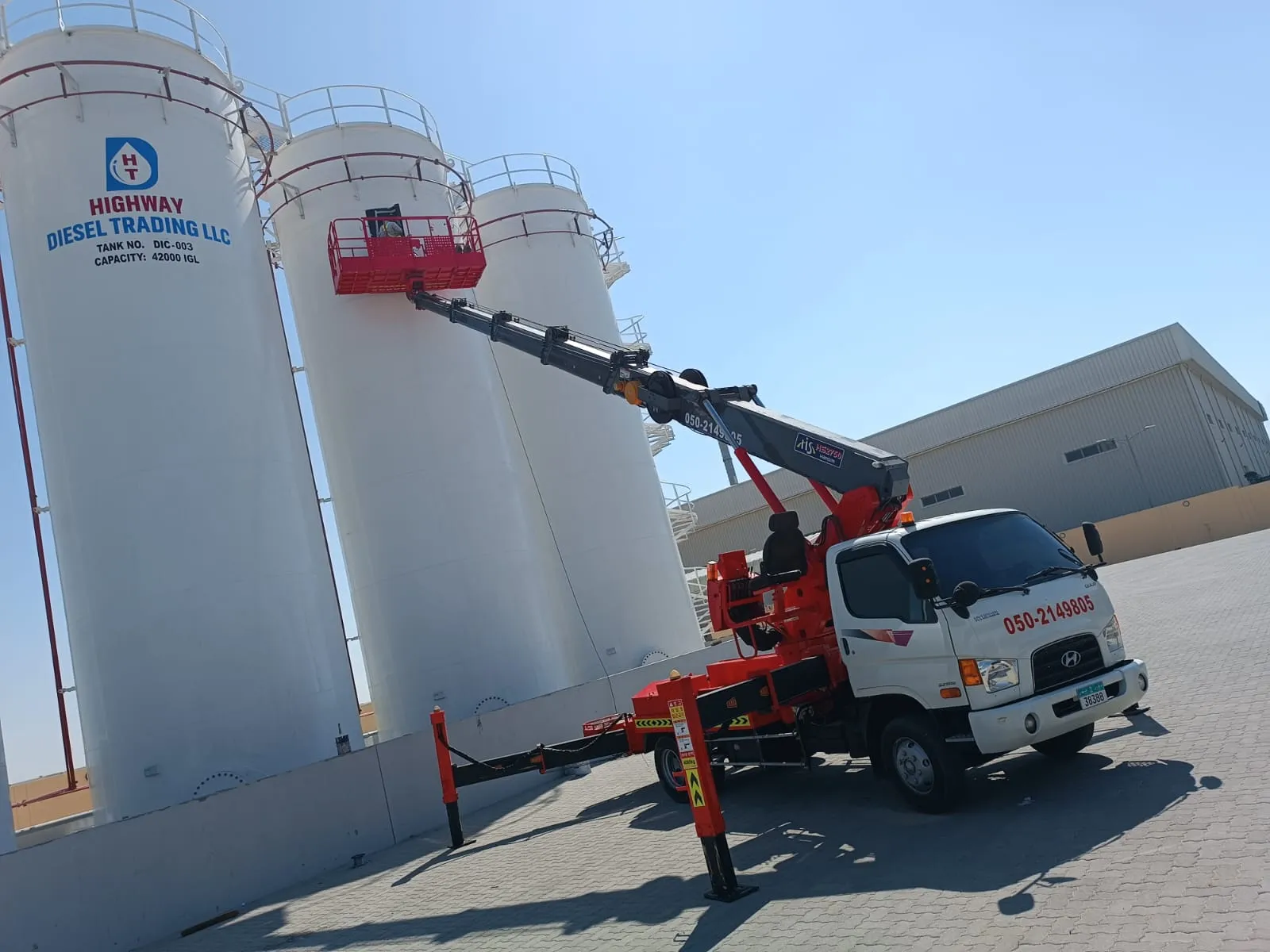 Lail O Nahar equipment on a UAE project