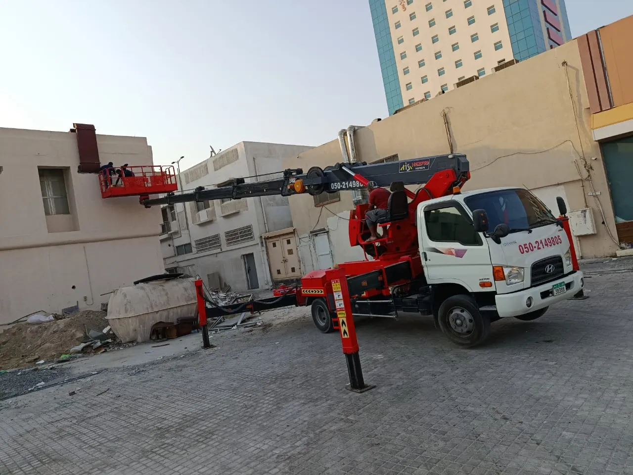 Lail O Nahar equipment on a UAE project