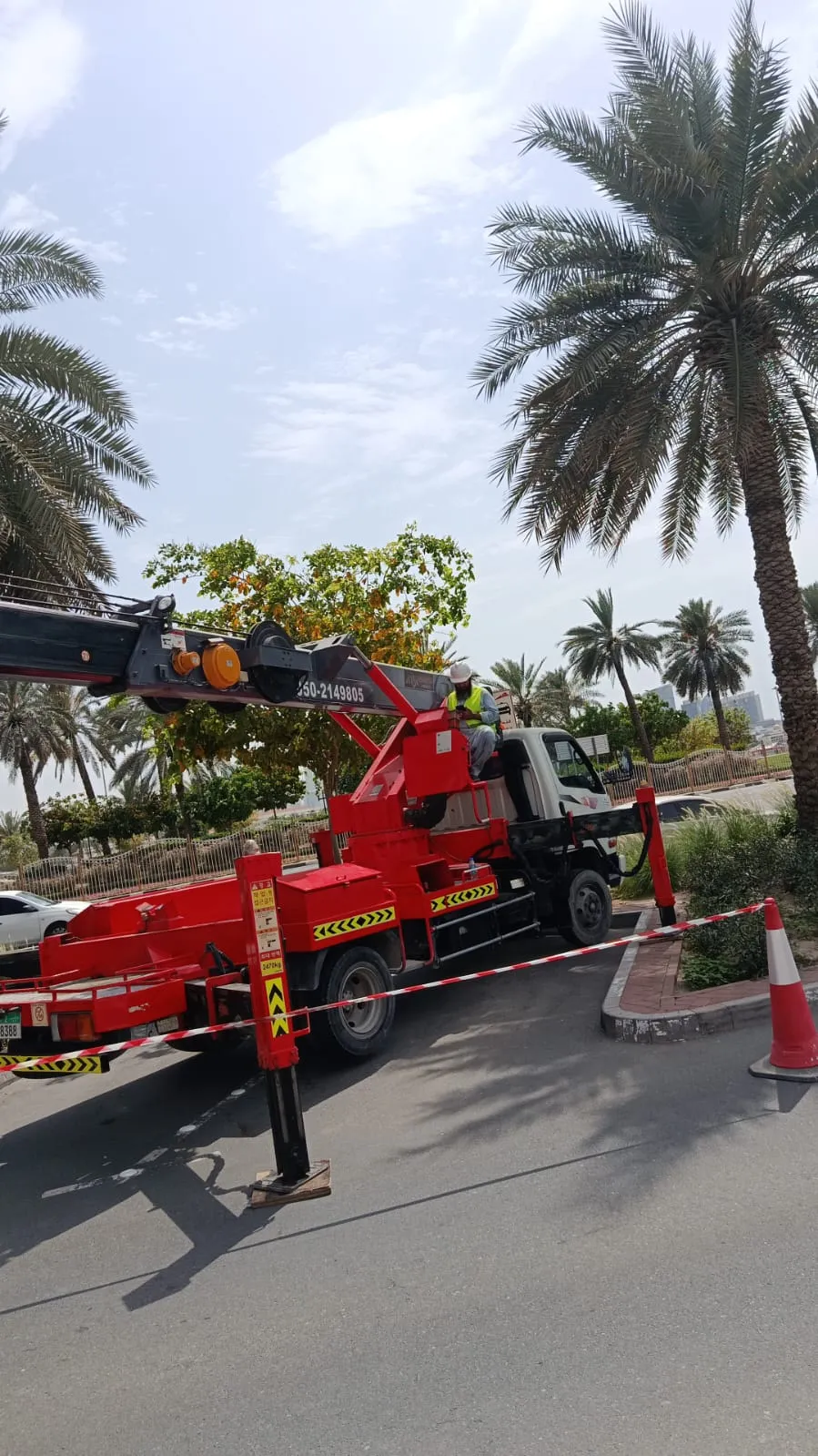 Lail O Nahar equipment on a UAE project