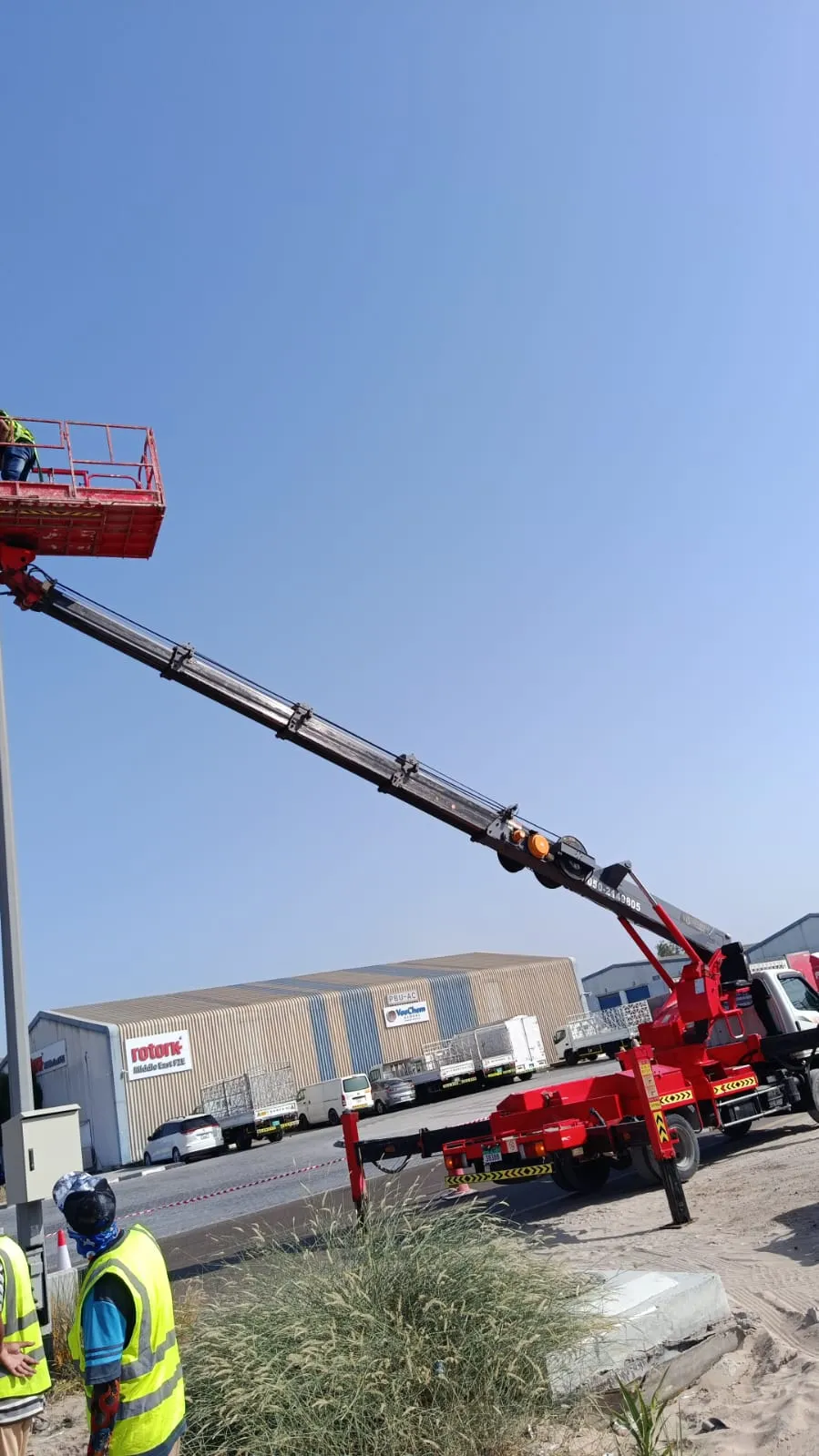 Lail O Nahar equipment on a UAE project