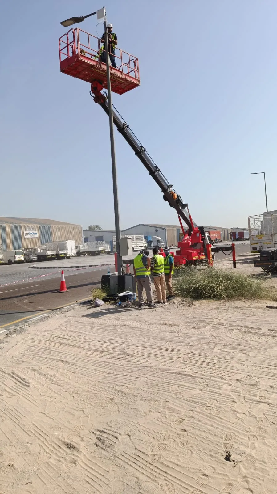 Lail O Nahar equipment on a UAE project
