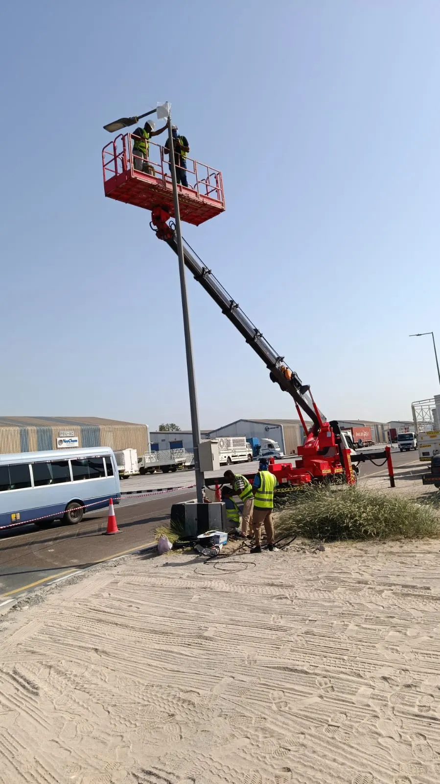 Lail O Nahar equipment on a UAE project