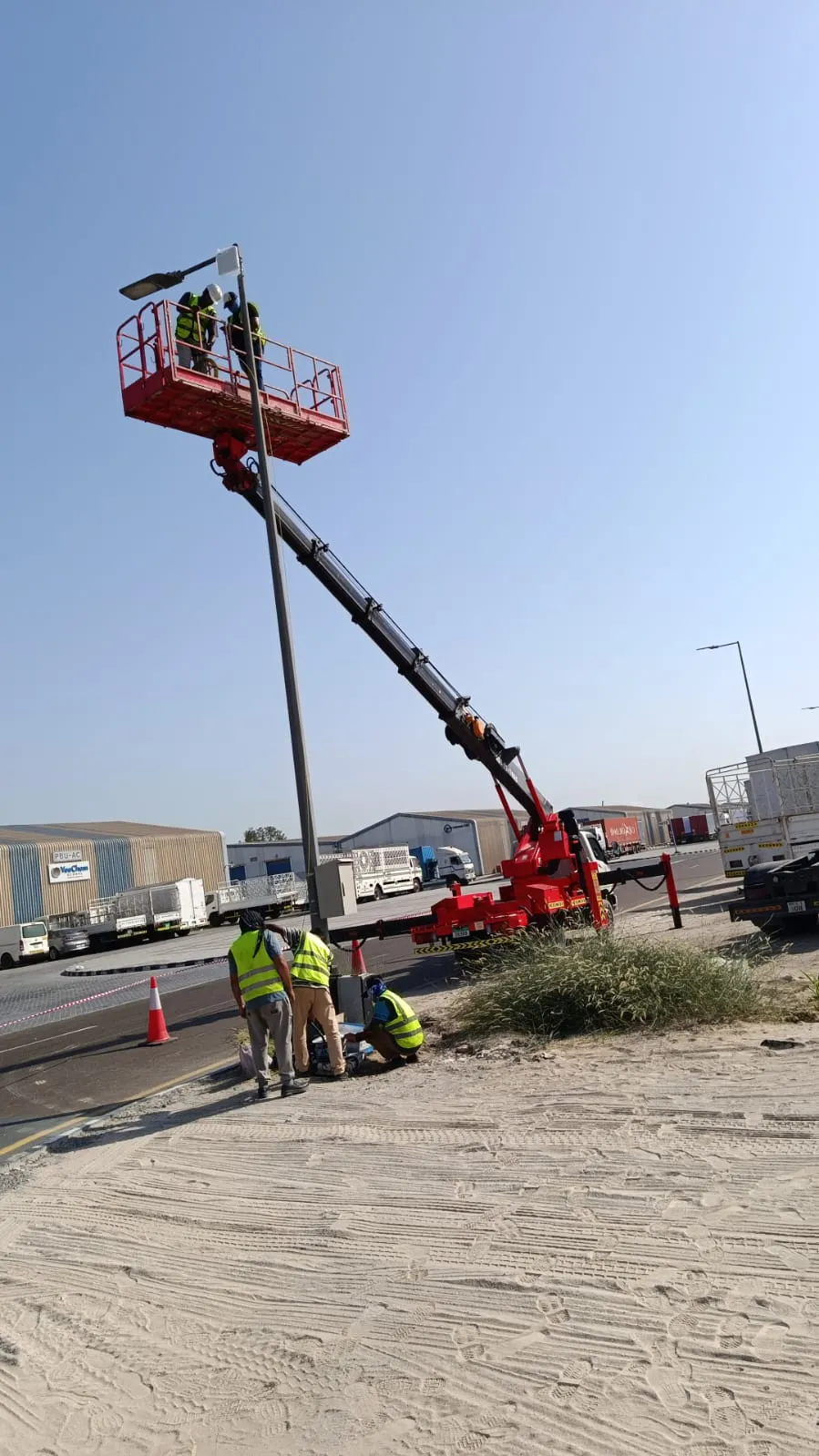 Lail O Nahar equipment on a UAE project