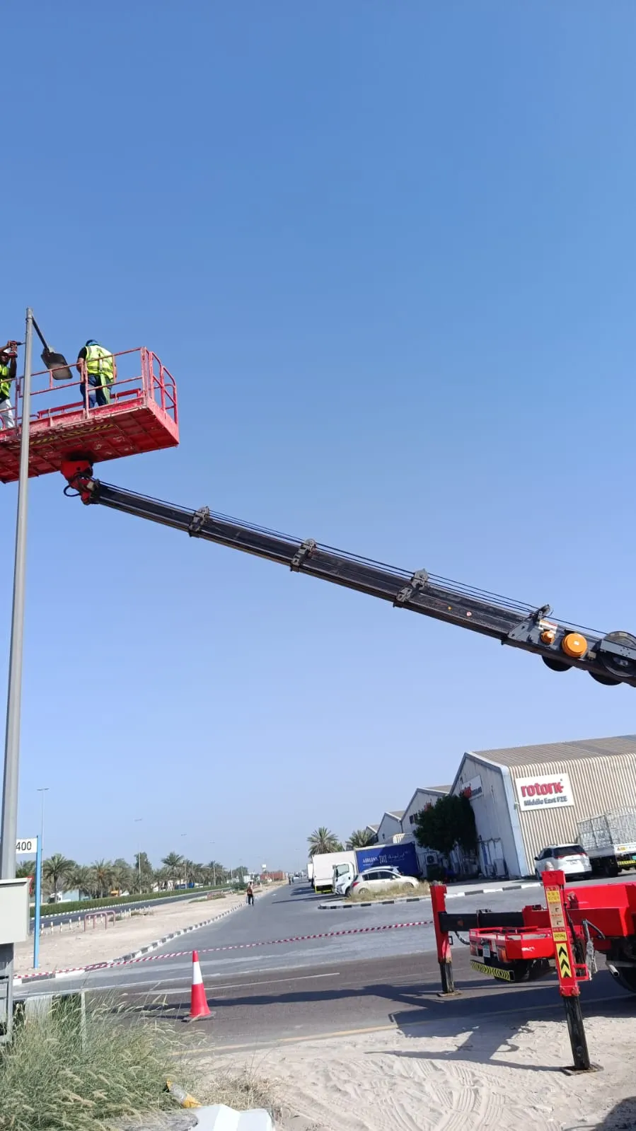 Lail O Nahar equipment on a UAE project